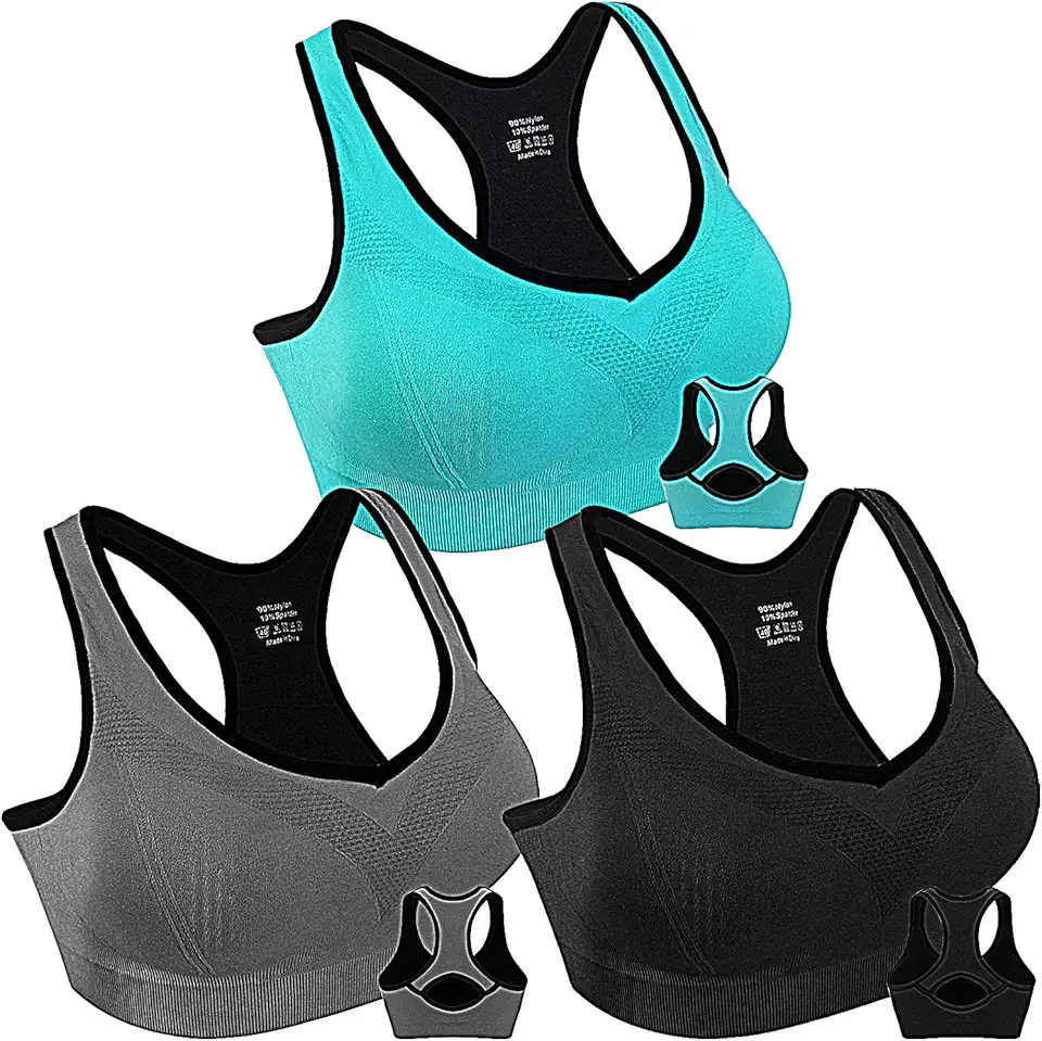 Sports Bras Activewear Blank - Black #168